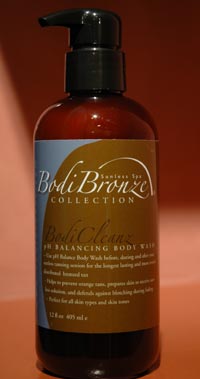 BodiCleanz - Use BodiCleanz pH Balancing Body wash before, during, and after your sunless tanning session for the longest lasting and most evenly distributed bronzed tan.